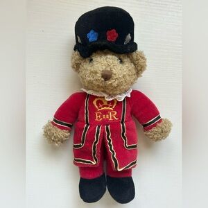 Teddy Bear Stuffed Plush British Royal Guard Beefeater 10"‎ Great Condition